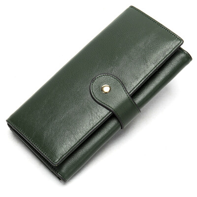 Modna ženska torbica od prave kože Luksuzna dizajnerska ženska torbica za večernju zabavu Duga ručna spojka za žensku haljinu Crvena