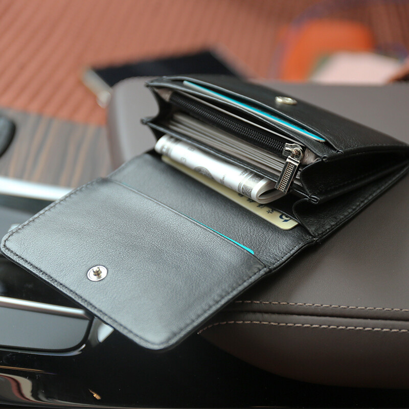 Mini portofel Portofele din piele naturală pentru femei, portofel scurt, portofele pentru femei mici și portofele pentru monede