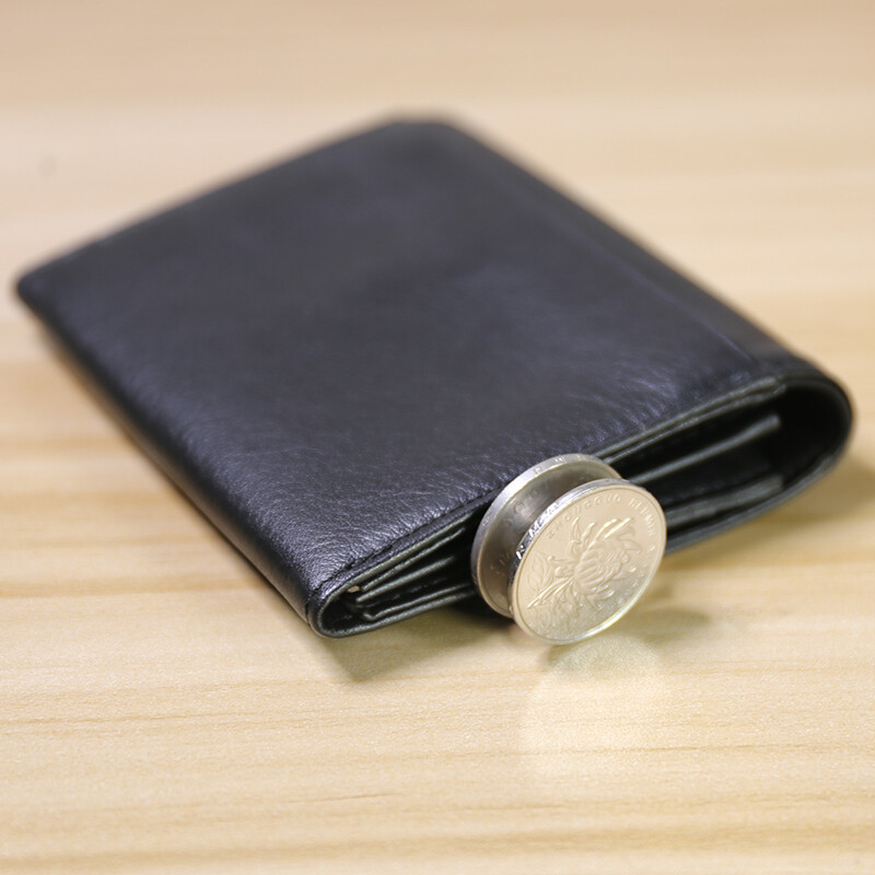 Mini portofel Portofele din piele naturală pentru femei, portofel scurt, portofele pentru femei mici și portofele pentru monede