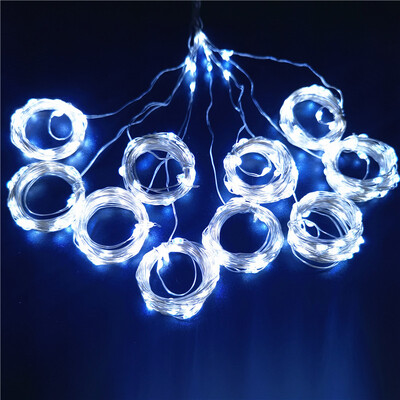 Fairy LED String Light Garland USB Remote kardin jõulutuled aastavahetuseks Kodu Magamistoa Pulmapeo kaunistus 6M 4M 3M