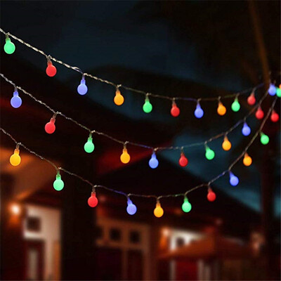 10M 100 Ball Multicolor Christmas LED String Lights 110V 220V IP44 Outdoor Wedding Party Holiday Decoration Lights Luces