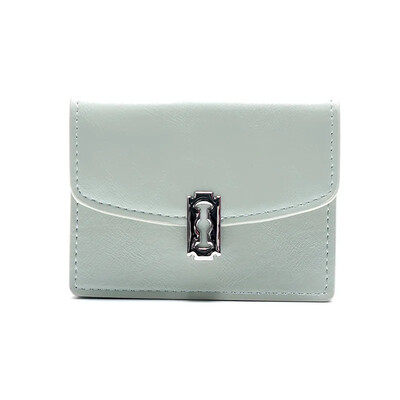 2024 m. Naujo „Nichedesign“ prekės ženklo moteriška piniginė klasikinė paprasta monetų piniginė, daugiaspalvė korėjietiško stiliaus užsegama sagtimi