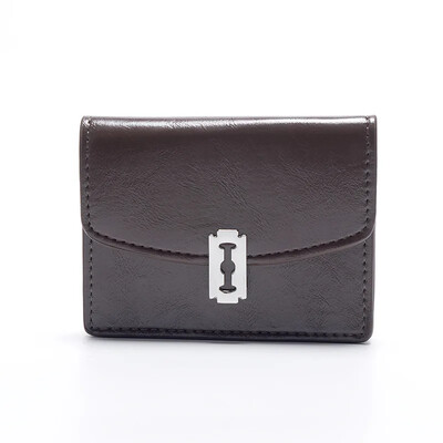 2024 m. Naujo „Nichedesign“ prekės ženklo moteriška piniginė klasikinė paprasta monetų piniginė, daugiaspalvė korėjietiško stiliaus užsegama sagtimi