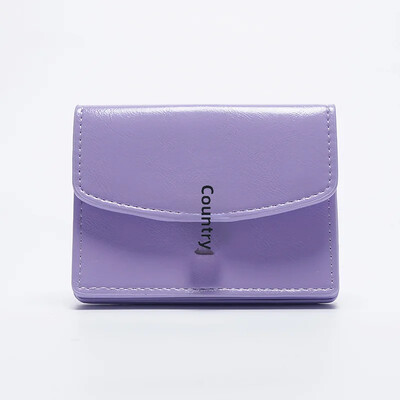 2024 m. Naujo „Nichedesign“ prekės ženklo moteriška piniginė klasikinė paprasta monetų piniginė, daugiaspalvė korėjietiško stiliaus užsegama sagtimi