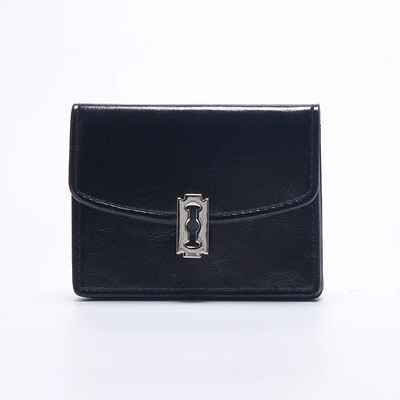 2024 m. Naujo „Nichedesign“ prekės ženklo moteriška piniginė klasikinė paprasta monetų piniginė, daugiaspalvė korėjietiško stiliaus užsegama sagtimi