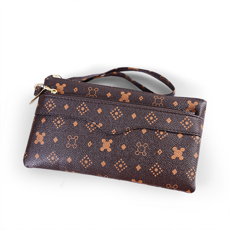 Pochete pentru doamne Portofele lungi de modă Genți pentru telefoane mobile pentru femei Poșete cu monede Poșete de modă pentru femei coreene