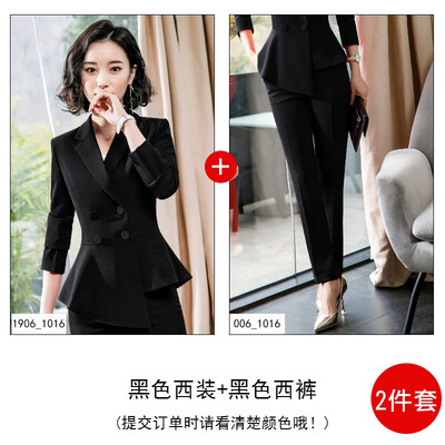 Modna crvena odijela s hlačama za žene Poslovna radna odjeća Svečana odjeća Uredska dama Komplet sakoa Elegantni kompleti od 2 komada Ženski 2024 Novo