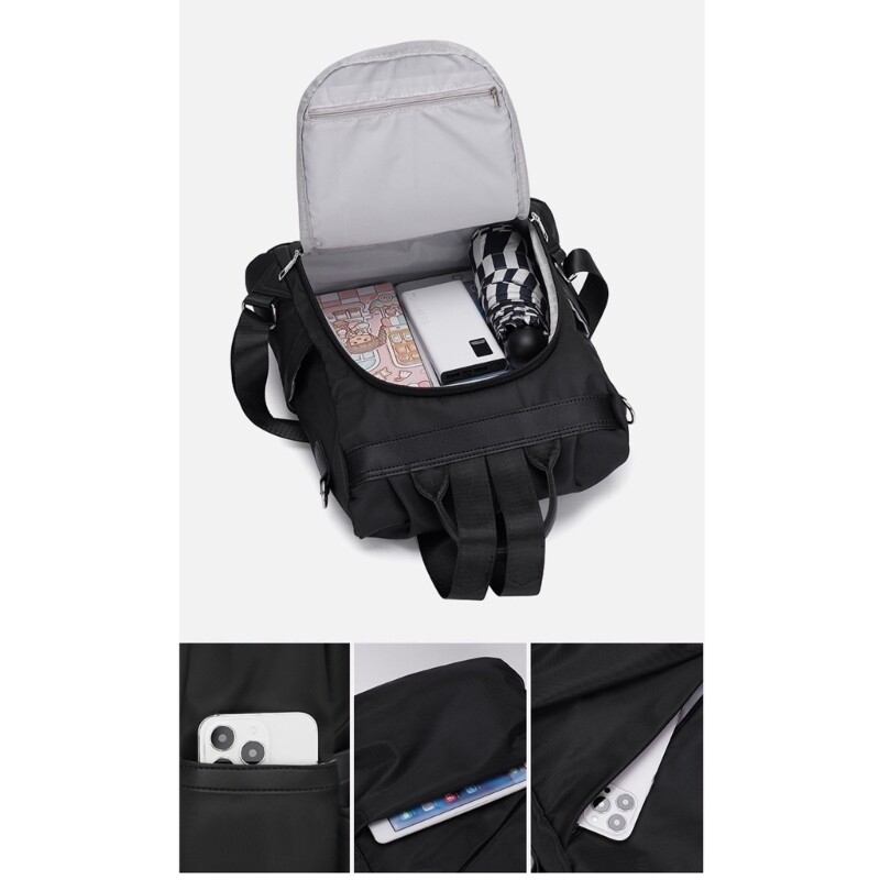 Ženska ruksak, torbica, ruksak protiv krađe, podesiva naramenica, vodootporna putna torba za rame