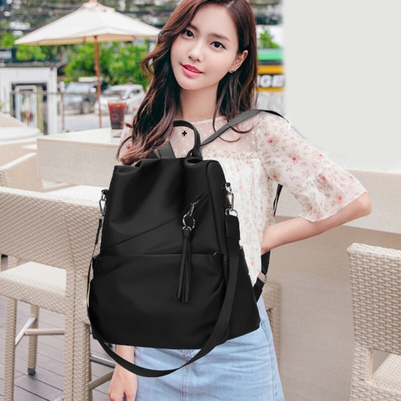 Ženska ruksak, torbica, ruksak protiv krađe, podesiva naramenica, vodootporna putna torba za rame