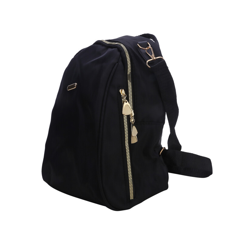 Ženski jednostavni ruksak velikog kapaciteta, crna PU putna torba, jednobojna, Harajuku, školska, prikladna za muškarce i žene, ulična