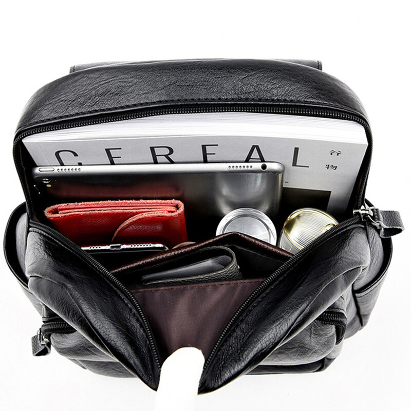 Ženska torba za knjige Ruksak Ženska ruksak velikog kapaciteta Torbice Visokokvalitetna kožna ženska vintage torba Školske torbe Putna torba