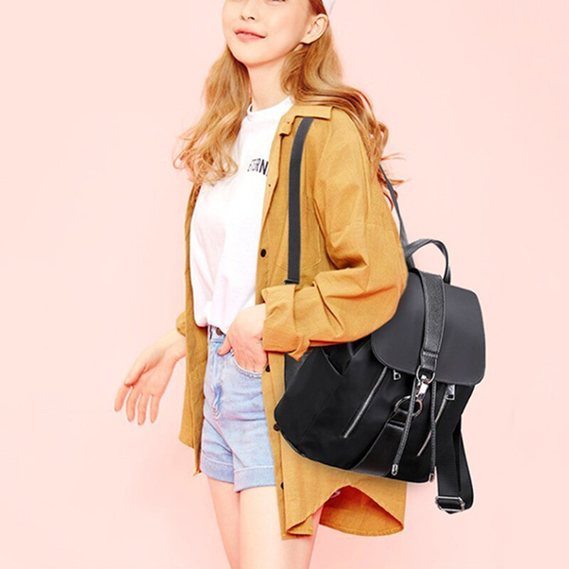 Sieviešu mugursomu dizainers Augstas kvalitātes neilona sieviešu somas Modes skolas somas Lielas ietilpības mugursomas ikdienas ceļojumu somas