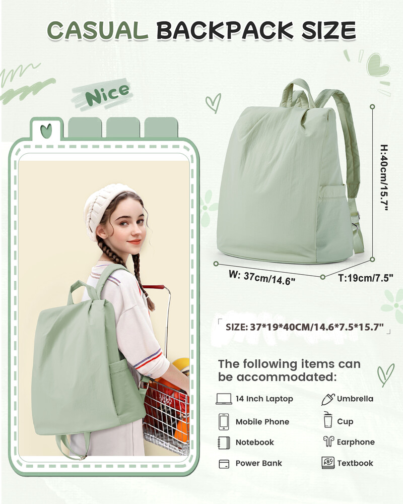 Ruksak za žene, jednostavan moderan ruksak, lagani radni ruksak za žene, Sac à Dos Femme, putni ruksak protiv krađe