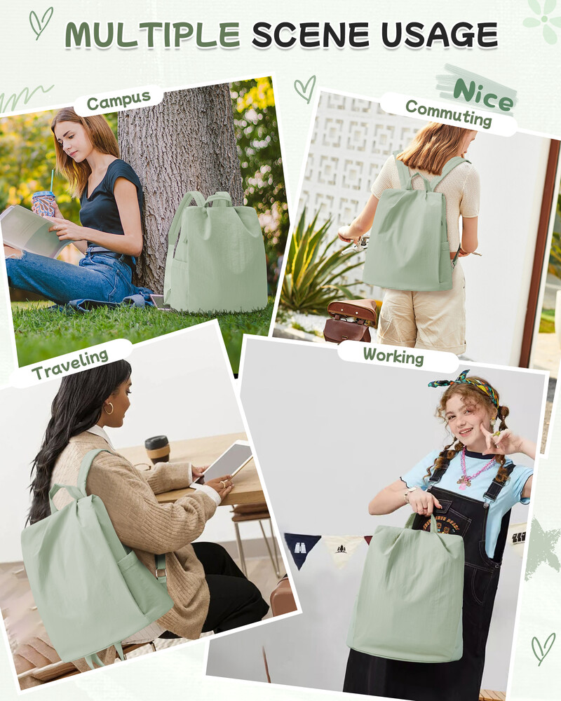 Ruksak za žene, jednostavan moderan ruksak, lagani radni ruksak za žene, Sac à Dos Femme, putni ruksak protiv krađe