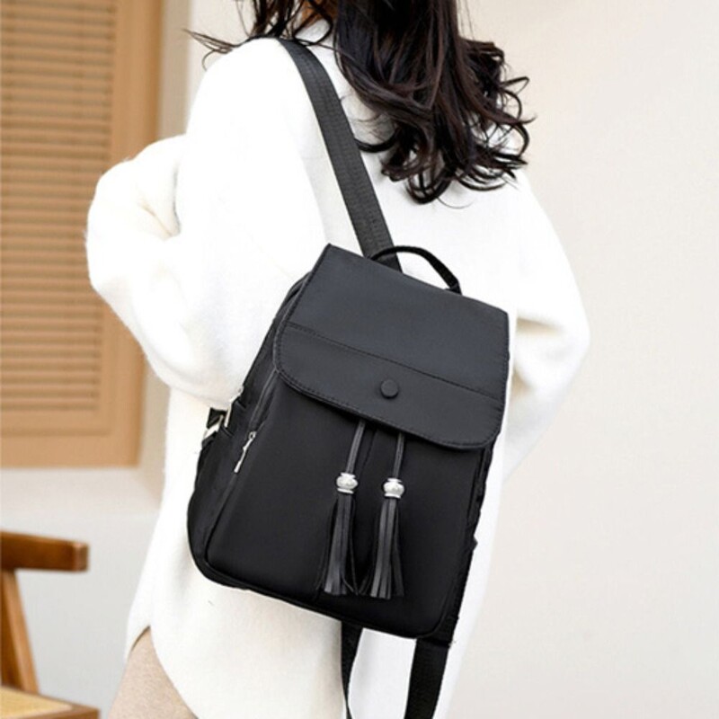 Oxford platneni ženski modni ruksak velikog kapaciteta Crni ležerni putni ruksak Višenamjenska visokokvalitetna ženska torba Novo