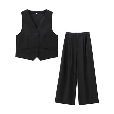 TRAF setovi Jesenski ženski 2-dijelni 2024. Nova moda Elegantni ženski setovi Ulični šik omladinski dvodijelni set za slobodno vrijeme