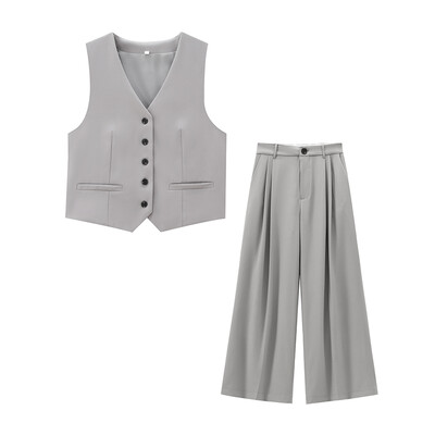 TRAF setovi Jesenski ženski 2-dijelni 2024. Nova moda Elegantni ženski setovi Ulični šik omladinski dvodijelni set za slobodno vrijeme