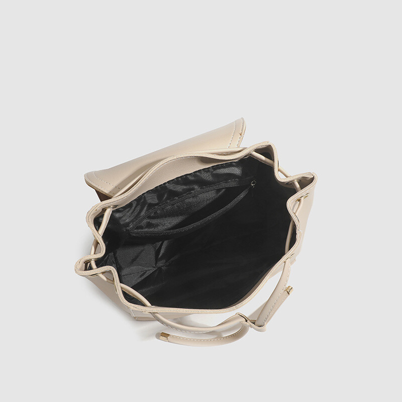 Luksusa sieviešu aukliņu atloks Modes mugursomas Izturīgas kontrasta krāsas Ādas Plecu somas Studentu skolas somas Rokassomas