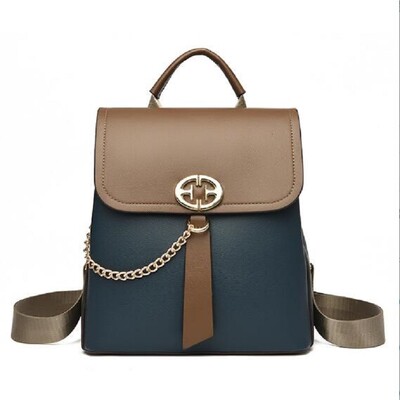 Jaunas sieviešu augstas kvalitātes ādas Trvael mazas mugursomas Modes ķēdes Dizaineru lielas ietilpības plecu somas Totes Crossbody soma