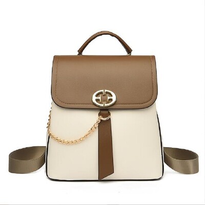 Jaunas sieviešu augstas kvalitātes ādas Trvael mazas mugursomas Modes ķēdes Dizaineru lielas ietilpības plecu somas Totes Crossbody soma