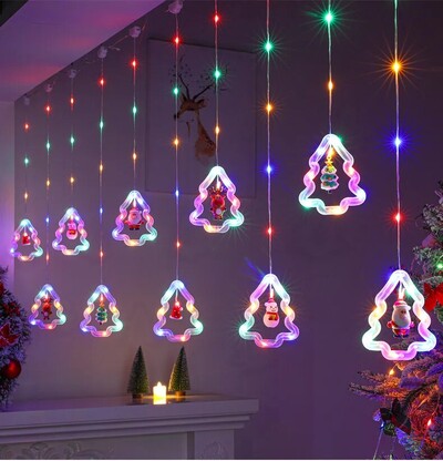 10LED Kalėdų pasakų lemputės Kalėdų Senelio lango dekoravimas Šviesų stygos Kalėdų dovana Navidad Naujųjų Metų namų dekoravimas