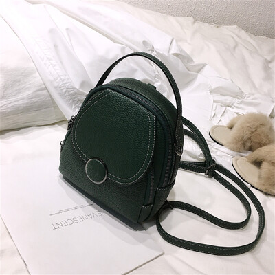 Új dizájner divatos női bőr hátizsák, mini puha érintés, többfunkciós kis hátizsák, női válltáska, lány pénztárca