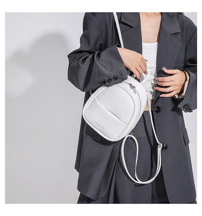 Mini ruksak za žene 2023. modna plava crna pu kožna torba na rame za tinejdžerice Mali ruksak studentski školski ruksak