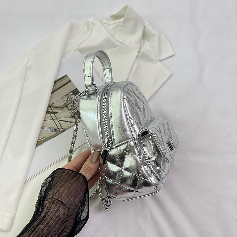 Novi ženski modni ženski mini ruksak od PU materijala, fakultetska putna torba za moderne djevojke