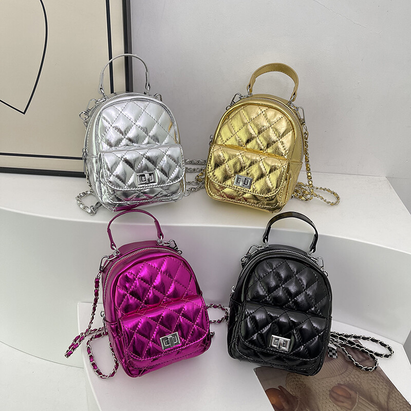 Novi ženski modni ženski mini ruksak od PU materijala, fakultetska putna torba za moderne djevojke