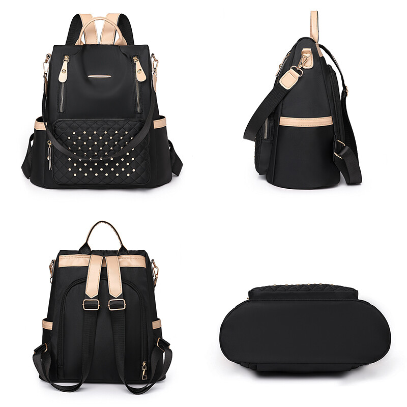 Luksuzni ženski ruksak Višenamjenski ruksak za prijenosno računalo velikog kapaciteta Protuprovalna modna vodootporna studentska putna torba Sac