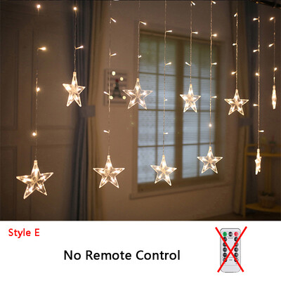 Ramadano puošmena 2024 m. Žvaigždžių mėnulio užuolaidos girliandos šviesos stygos pagalba EID Mubarakas namų arabų islamo musulmonų renginių vakarėliams