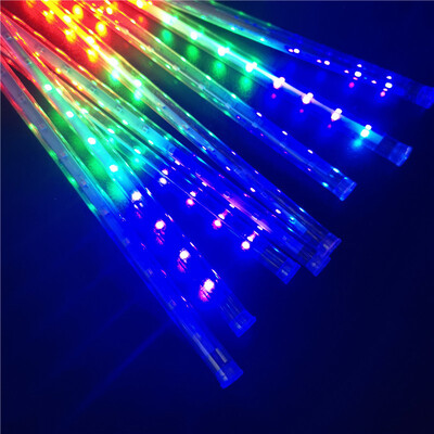 30/50 cm LED meteorų dušas girlianda Kalėdų eglutė Fairy String Lights Lauko Vestuvių Šventės Gatvės dekoro Navidad užuolaidų žibintai
