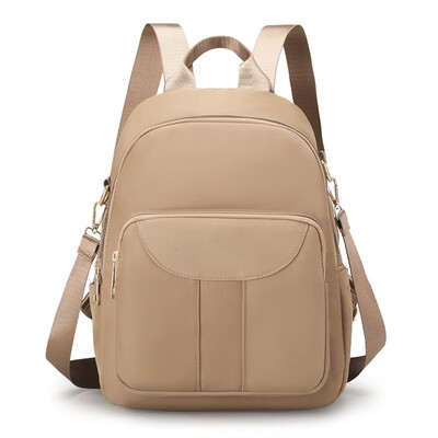 Ženski ruksak za ležerno slobodno vrijeme Jednobojna višenamjenska računalna putna školska torba za tinejdžerice Ženska torba za rame