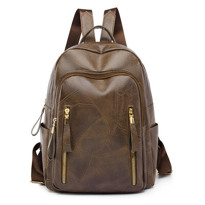 2024 m. Prabangios moteriškos odinės kuprinės mergaitėms Sac A Dos Casual Daypack Vintage kuprinės mokykliniai krepšiai mergaitėms Mochila kuprinė