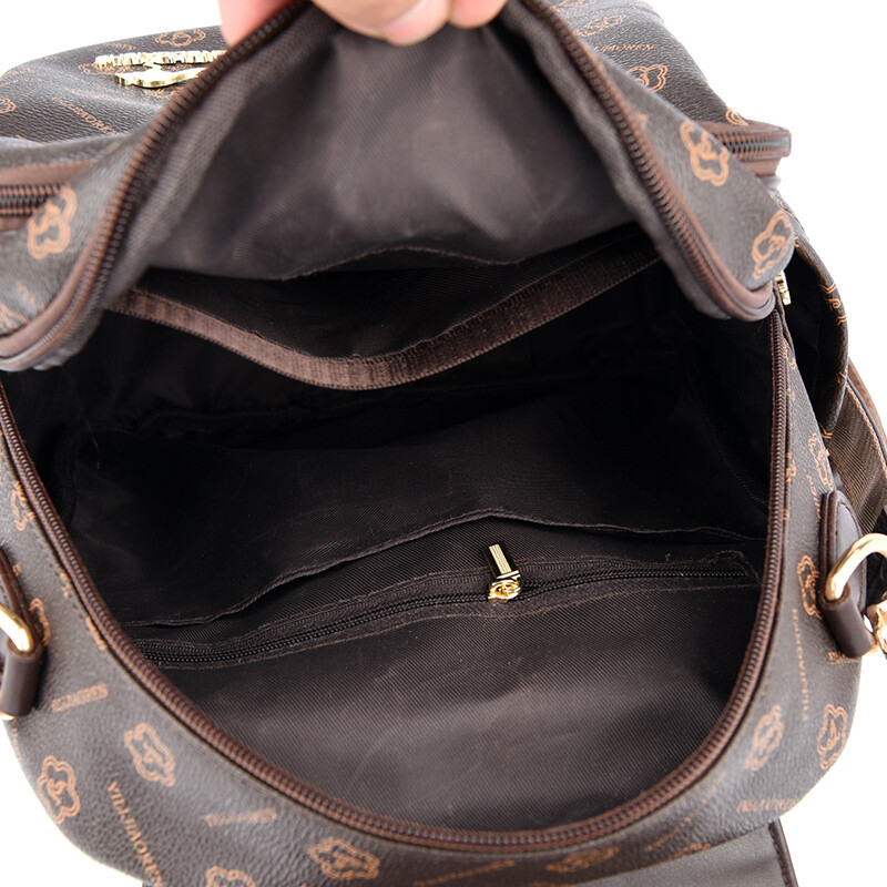 Női hátizsák tervező Kiváló minőségű bőr női táska Luxus divatnyomtatás Macskabojt iskolatáskák Nagy kapacitású hátizsákok