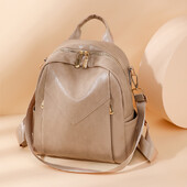 Γυναικείο σακίδιο πλάτης 2024 Υψηλής ποιότητας Μαλακό Δερμάτινο Ταξίδι Αναψυχής Σχολικές Τσάντες Μεγάλης Χωρητικότητας για Έφηβες Σακίδιο Mochila