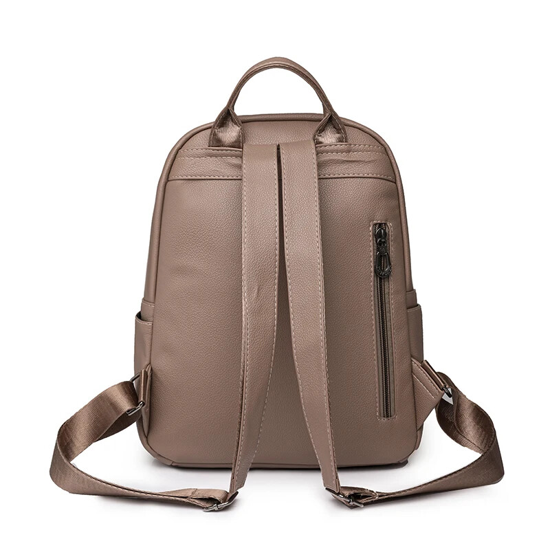 Ruksak za žene Nova torba od meke PU kože Školske torbe velikog kapaciteta Ženske putne torbe na rame Dizajnerska torba za knjige