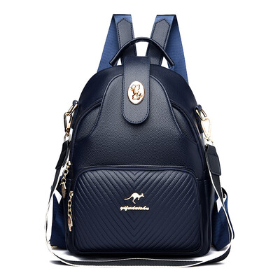 Ženski ruksak Ženske visokokvalitetne mekane kožne školske torbe za tinejdžerice Sac A Dos Putni ruksak Ruksaci Mochilas