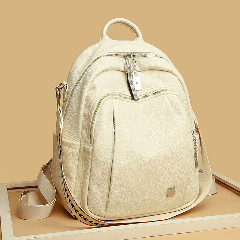 2024 Vodootporni kožni ženski ruksak Protuprovalni ruksaci Torbe za rame za tinejdžerice Putna školska torba velikog kapaciteta