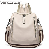 Brändi Luksuslikud seljakotid Pehmest nahast veekindel kotikott Preppy Style Noorte üliõpilaste kotid Multifunktsionaalsed Mochilas Feminina Sac A Dos