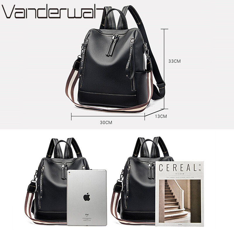 Marka Luksuzni ruksaci Mekana kožna vodootporna torba Preppy Style Young Student Torbe Višenamjenske Mochilas Feminina Sac A Dos