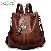 Rucsac vintage din piele moale pentru femei Genți de școală de modă pentru adolescente, fete, rucsac de școală de înaltă calitate, rucsacuri de călătorie pentru femei