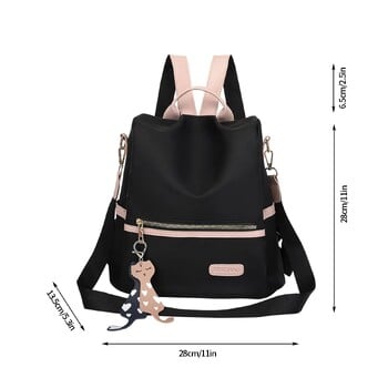 Τσάντα πλάτης Γυναικεία Casual Τσάντα Backpack School Fashion School Αντικλεπτική Αδιάβροχη Nylon Πολυλειτουργική τσάντα ώμου μεγάλης χωρητικότητας