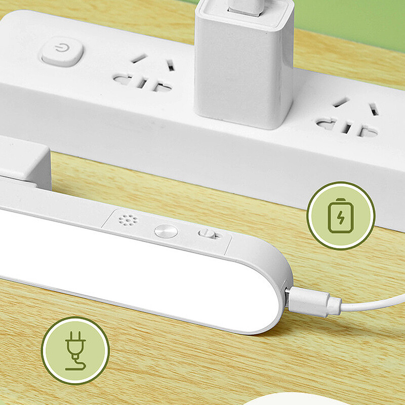 LED spintelės lemputė C tipo įkraunama indukcinė naktinė lemputė belaidė nešiojama detektoriaus lempa, skirta spintos prieškambariui