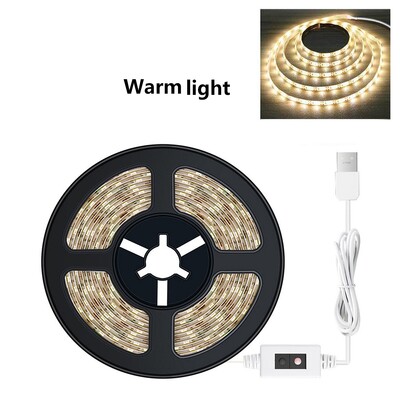 Светодиодна лента USB 5V Сензор за движение с ръчно почистване LED лента Подсветка Телевизор Кухня LED лента Интелигентен шкаф Сензор за шкаф Лампа