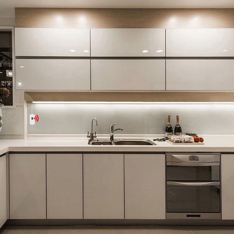 LED juostelinė lemputė USB 5V rankų valymo judesio jutiklis LED juostelinis apšvietimas televizoriaus virtuvės LED juostelės išmaniosios spintelės spintos jutiklio lempa