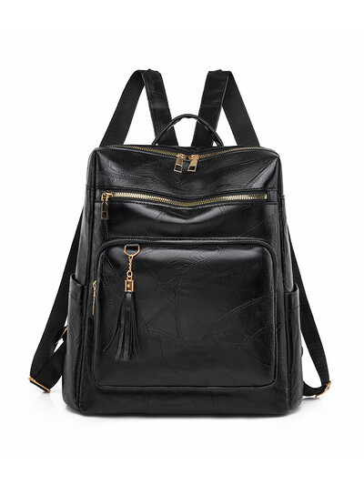 2024. gada augstas kvalitātes biezinātas ādas Močilas ar pušķiem Dizaina mugursomas Luksusa zīmola sieviešu mugursoma Skolas soma Sac A Dos