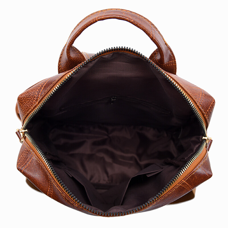 Egyszerű, többfunkciós, nagy kapacitású hátizsákok kiváló minőségű bőr Mochilas luxus dizájner márkájú női hátizsák Sac A Dos