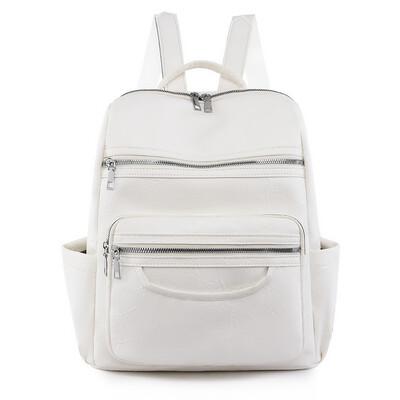 Γυναικείο κλασικό σακίδιο πλάτης από γνήσιο δέρμα 2024 Σακίδιο πλάτης από δέρμα προβάτου Πολυτελές σακίδιο πλάτης ταξιδιού μόδα Σχολική τσάντα για κορίτσια Mochilas Feminina