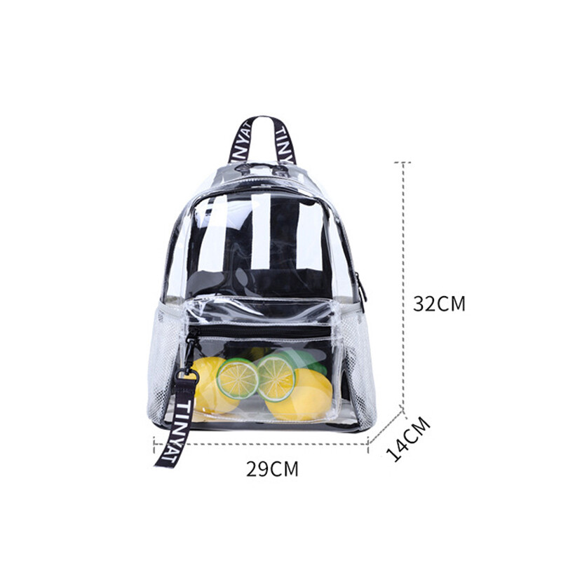 Rucsacuri Transparente Geanta De Jeleu De Femei Rucsac PVC Impermeabil Rucsac De Plaja De Volari Fete Rucsac Kawaii